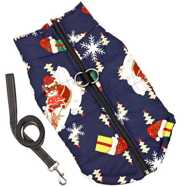 Одежда для собак, зимняя куртка для собак, пальто, водонепроницаемая рождественская одежда для щенков, маленькая, средняя, ​​большая собака, мопс, чихуахуа, Ropa Para Perros