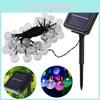 Высококачественные светодиодные солнечные шары-пузыри A8787 Форма капли воды Разные цвета Мощность 24 Вт