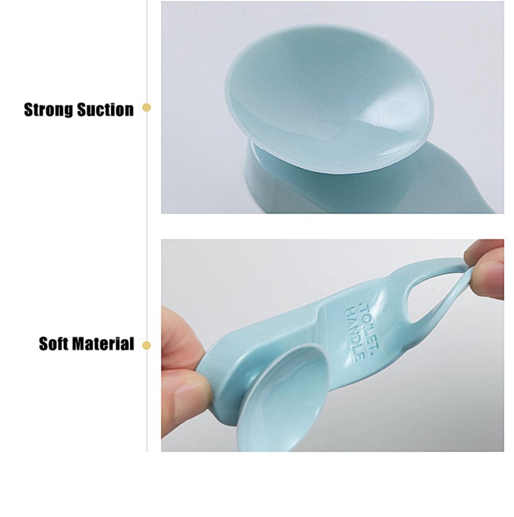 Toilet Seat Cover Lifter Lid Bowl Seat Lift Handle Bathroom Soft Toilet Holder