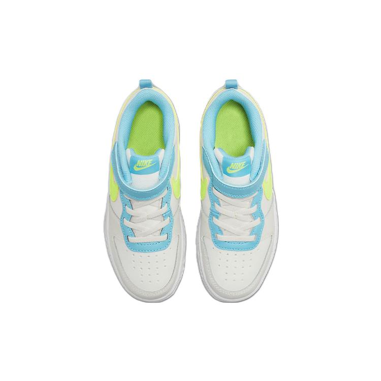Nike Кроссовки Court Borough Low 2 PS 'White Baltic Blue Volt' BQ5451-122