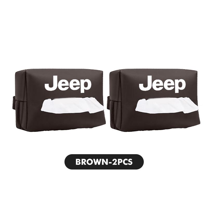 For Jeep Multi-Function Car Tissue Box Storage Box Interior Accessories Grand Cherokee Patriot Renegade Compass Wrangler AKN1