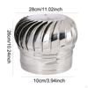 Roof Ventilator Air Outlet Easy Installation Weatherproof Flue Vent Wind Turbines Cap