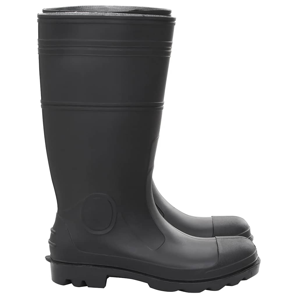 Vidaxl Kalosze, Czarne, Rozmiar 44, Pvc