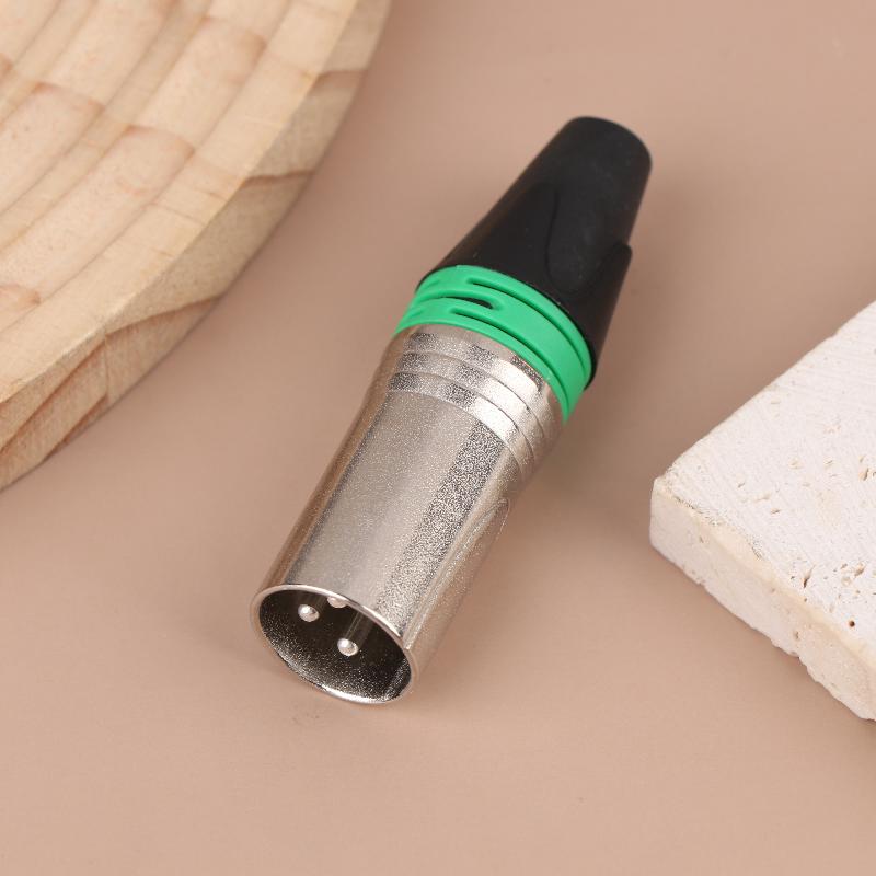 1Pc Pin XLR Plug Jack Male / Female Microphone Connector MIC Adapter XLR Cable Terminal Audio Wire Connector