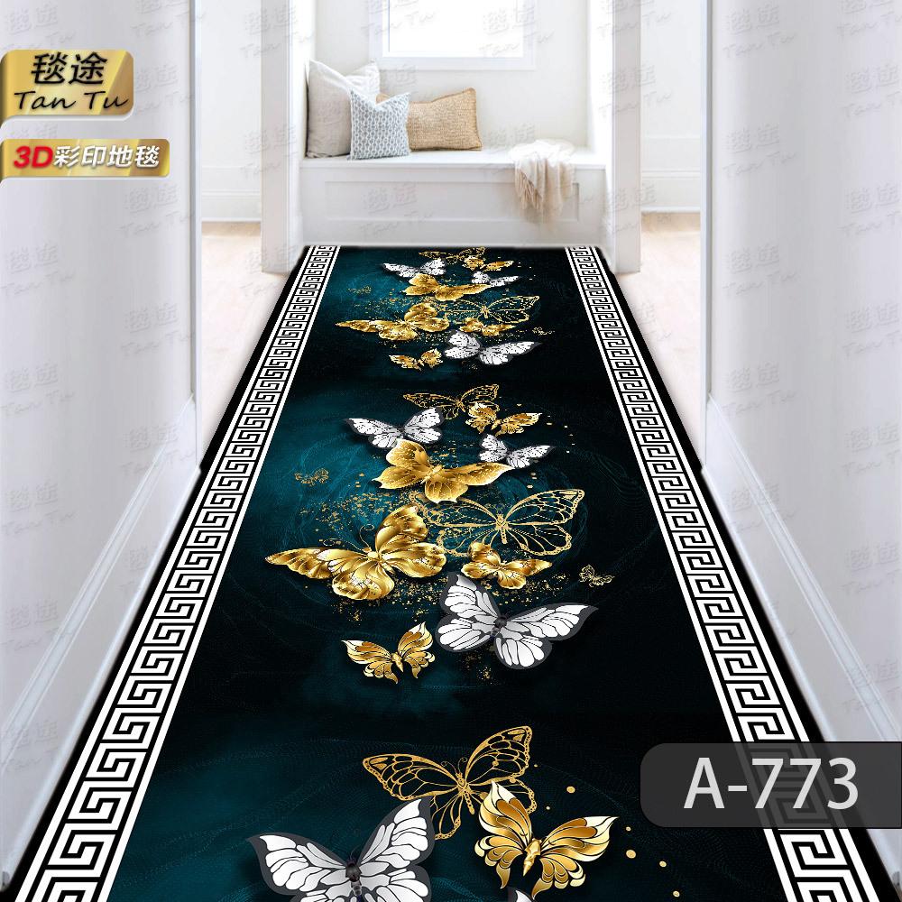 Fashion Modern Living Room Carpet Kitchen Mat Home Entrance Doormat Bedroom Decor Carpets Hallway Black Grey Anti-Slip Floor Mat