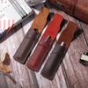 Flip Cover Leather Pen Bag Holder Pen Storage Pouch Pencil Case Pen Protective Bag College