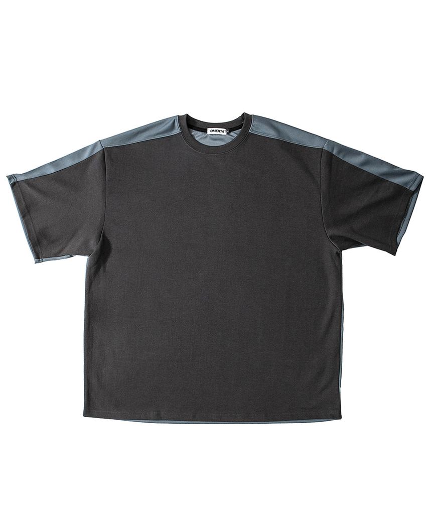 OMERTA 2021 S/S Charcoal Half Oversized T-Shirt