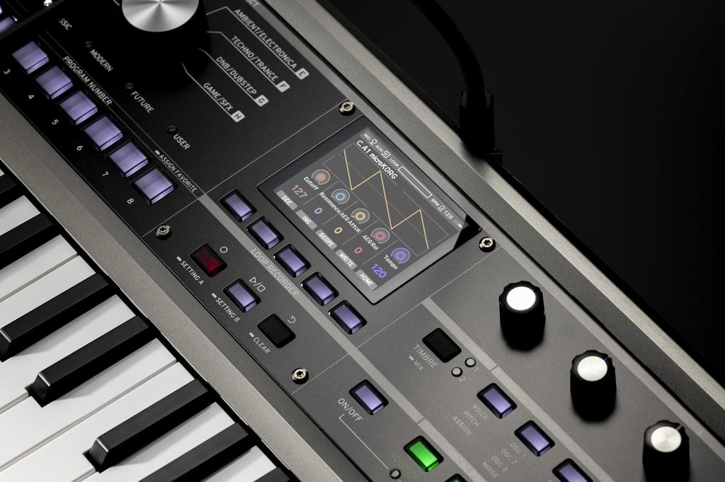 KORG microKORG 2 Аналоговый Синтезатор Клавишный Моделирующий/Вокодер/Компактный/Цветной Дисплей/Работа от Батарей/37 MK-2