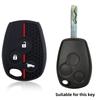 Силиконовый чехол для автомобильного ключа с 2 или 3 кнопками для Renault Trafic Clio Duster Logan Dacia Sandero Для Nissan Terrano Almera
