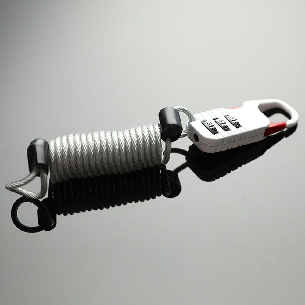 3-значный пароль с кодовым замком, тросовый замок, тросовый замок безопасности, тросовый замок для шлема, тросовый замок, велосипедный замок