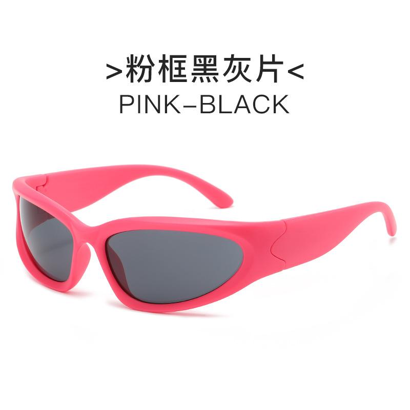 Millennium futuristic European and American new YK sunglasses, cycling punk sports Internet celebrity sunglasses women's trendy glasses