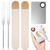 PU Cover Make Up Palette Makeup Mixing Palettes Makeup Spatula Korean Set Cosmetic Spatula Tool