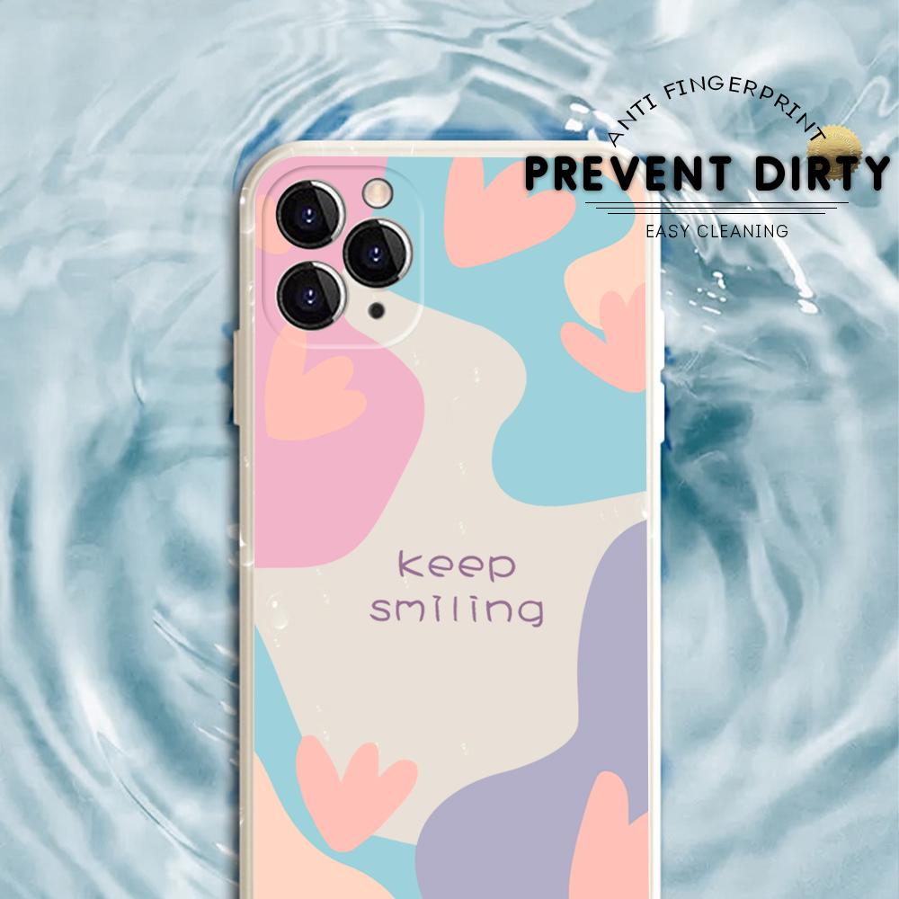 Чехол для телефона с мультяшным красочным узором и квадратным жидким силиконом TPU с полным покрытием для камеры, противоударный защитный чехол для OPPO Reno Realme