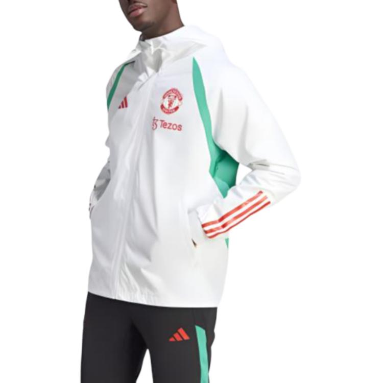 Men's Jacket Adidas MANCHESTER UNITED TIRO 23 ALL WEATHER JACKET Jackets & Coats Men's Core White