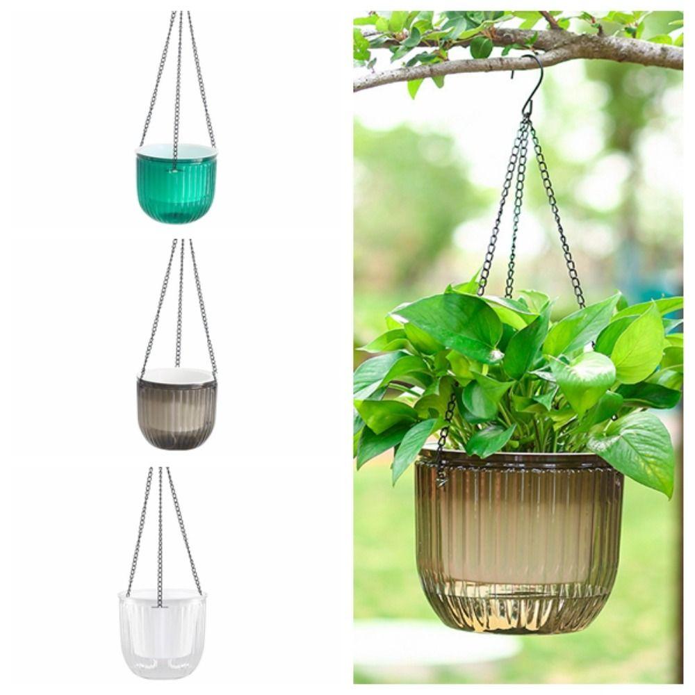 Hanging Basket Flower Pot Plastic Hanging Pot Thickened Vase  Orchid