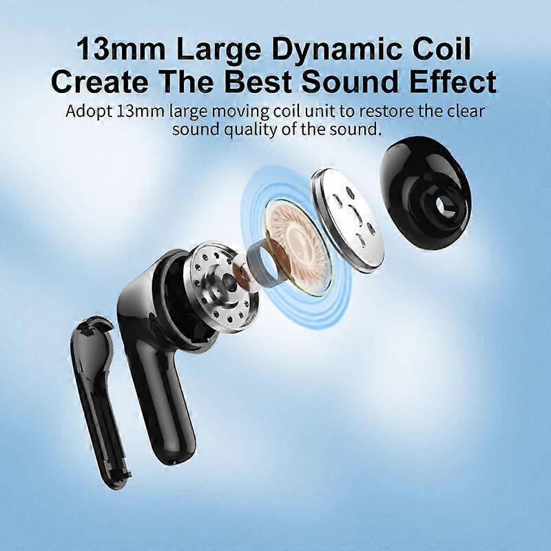 M48Pro Bluetooth Earphones with ENC Call Noise Reduction and Number Display