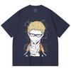 230 Gsm 100% Cotton Haikyu V4 Tsukki Print Unisex Heavy Cotton T Shirt