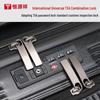 Hengyuanxiang HYX8061 Алюминиевая рама с передним открытием, багаж из поликарбоната