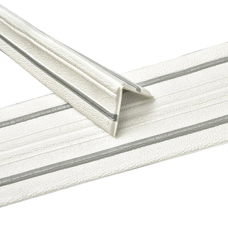 1 рулон Плинтусная линия ПВХ кромка Наклейка Потолочная отделка Наклейка На стену Наклейка Угловая линия