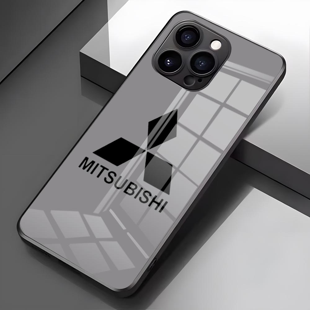 Чехол для телефона JDM B-B-MitsubishiES для IPhone 17 Pro Max 16 15 14 Pro Max 13 11 X Xs Xr 8 7Plus Стеклянная крышка
