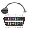 JieYuan 30cm 16pin Female to Male DIY OBD2 Auto Extension Cable Automotive Car Diagnostic auto Tool Scanner OBDII Connector