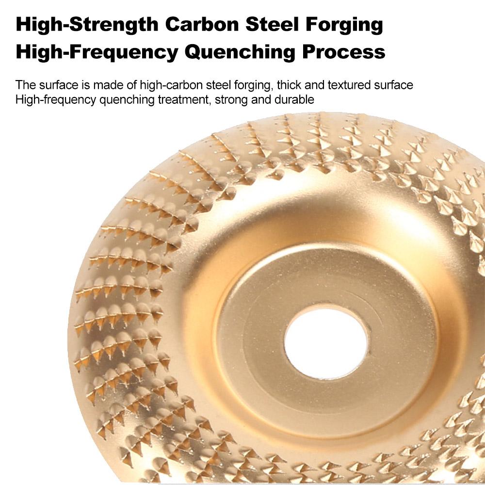 4-дюймовый угловой шлифовальный станок для деревообработки, формовочный круг из высокоуглеродистой стали, диск для обработки дерева, шлифовальная машина для пней