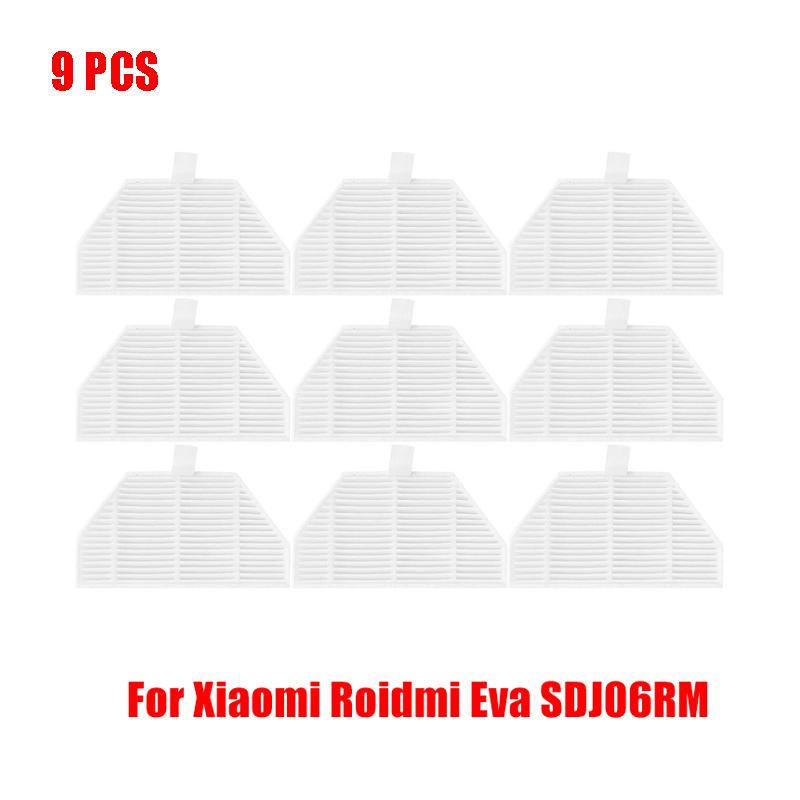 For Xiaomi Roidmi EVA Self-Cleaning Emptying Robot SDJ06RM Vacuum Cleaner Part Main Side Brush Hepa Filter Mop Cloth Replacement