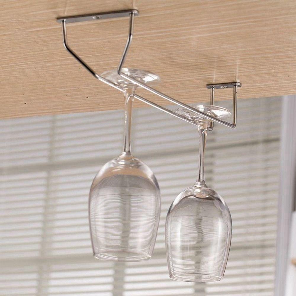 Row Wall Hanging Single Row High Glass Rack Wine Rack Glass Holder Goblet Holder Wine Glass Rack