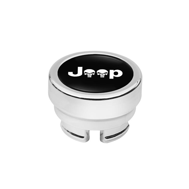 JOT2 Car Cigarette Lighter Cover Plug Dustproof Decorative Caps For Jeep Wrangler Grand Cherokee Avenger Compass Wagoneer Gladiator
