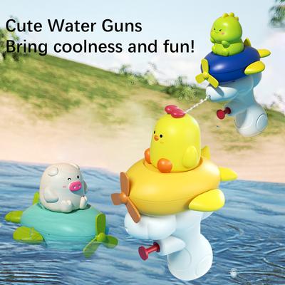 Новые детские летние водяные пистолеты Мини водяной пистолет Милый животный динозавр Водяной пистолет Игрушка для купания малыша Игрушки для плавания на открытом воздухе Игрушки для купания в воде