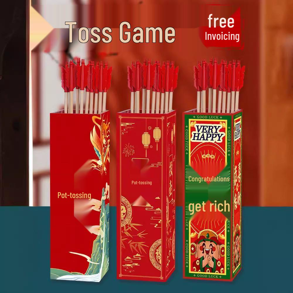 Feathered Arrows Ring Toss Set for Adult Team Building & Wedding Door Challenges