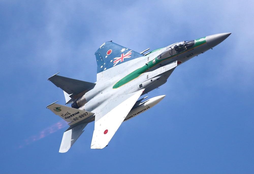 PLATZ ВВС Японии Орел 303-я эскадрилья Совместные учения Бусидо Страж 2023 Специальная окраска Пластиковая модель 1/72 Самооборона F-15J Япония-Австралия