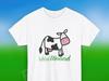 Cute Cow Mood T-Shirt and kids tshirt, Cow Lovers Moody Emotion Tee