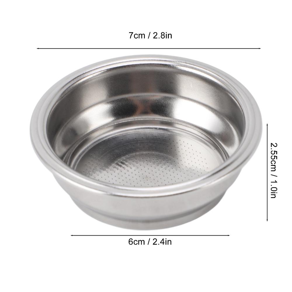 2pcs set Double Layer Portafilter Filter Basket  For Portafilter Coffee Machine