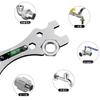 Multi Specification Wrench Mini Adjustable Bathroom Adjustable Wrench Multifunctional Wrench Bend Angle Leveling Wrench Nut Cap
