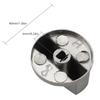 4pcs 4mm Stove Control Knobs Gas Hob Knob Metal Range Burner Switch Button Zinc Alloy Knobs Replacement For Cooktop Stove Oven