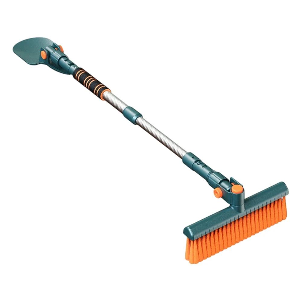 Эргономичная выдвижная втягивающаяся снежная щетка скребок для льда для автомобилей внедорожников - Зимний предмет первой необходимости с удобной рукояткой