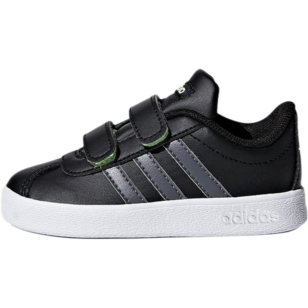 adidas Vl Court 2.0 Прочные Низкие Кеды для Скейтбординга Детские Кроссовки Черные F36402
