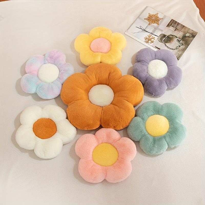 Плюшевая подушка в форме цветка, мягкая и удобная подушка для дивана, кровати и автомобиля