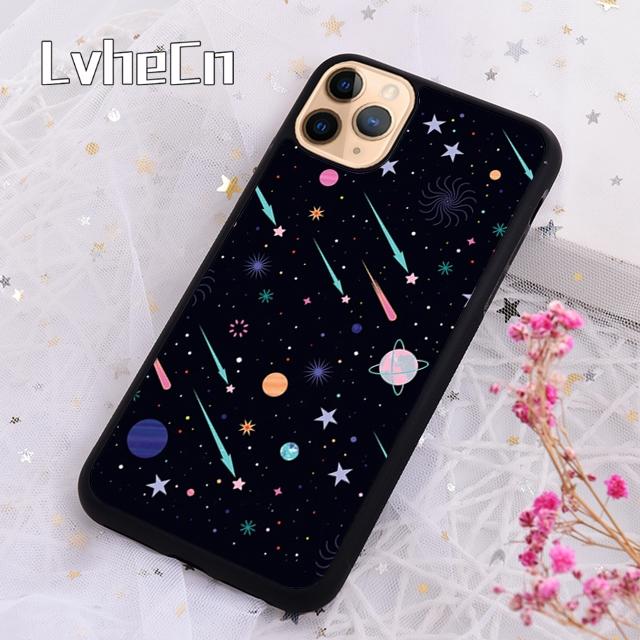 LvheCn Мультяшные Планеты Звезды Чехол для Телефона Для Для iPhone 17 Air 13 12 14 15 16 Pro Max Plus