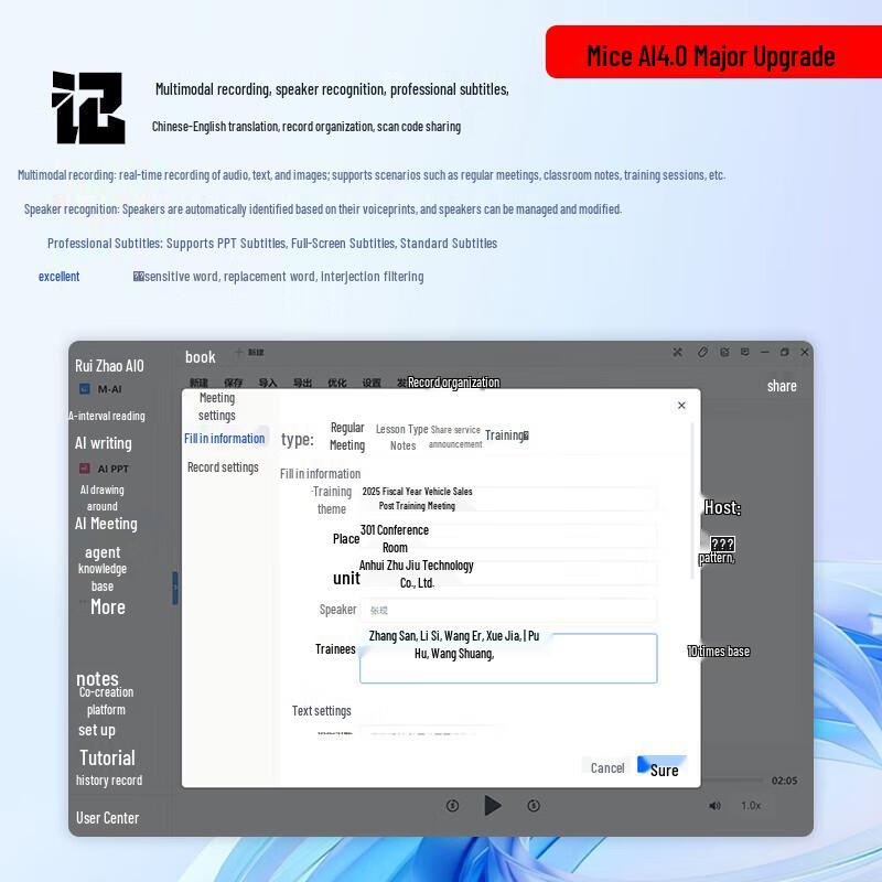Mimouse MK87AI AI Wireless Mechanical Keyboard