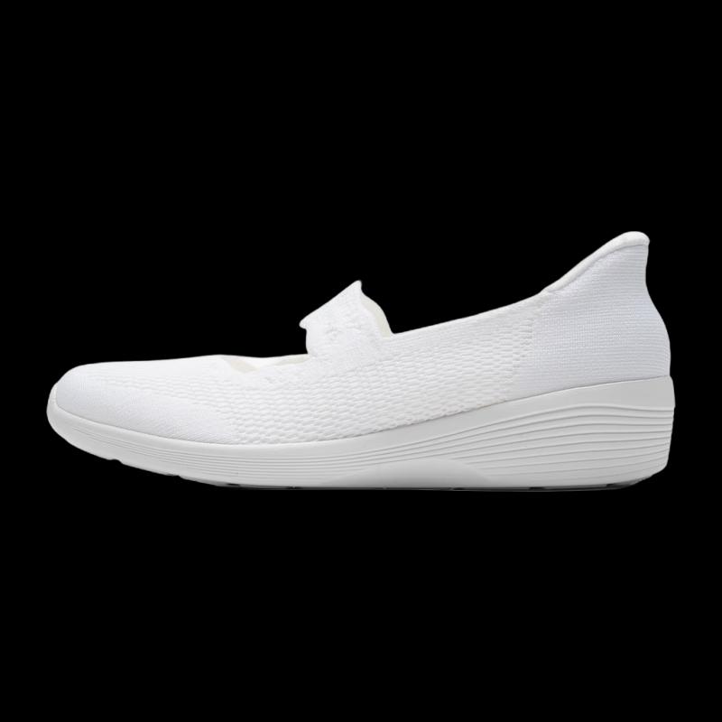 Skechers Women's 159405-WHT Mesh Commuter Shoes
