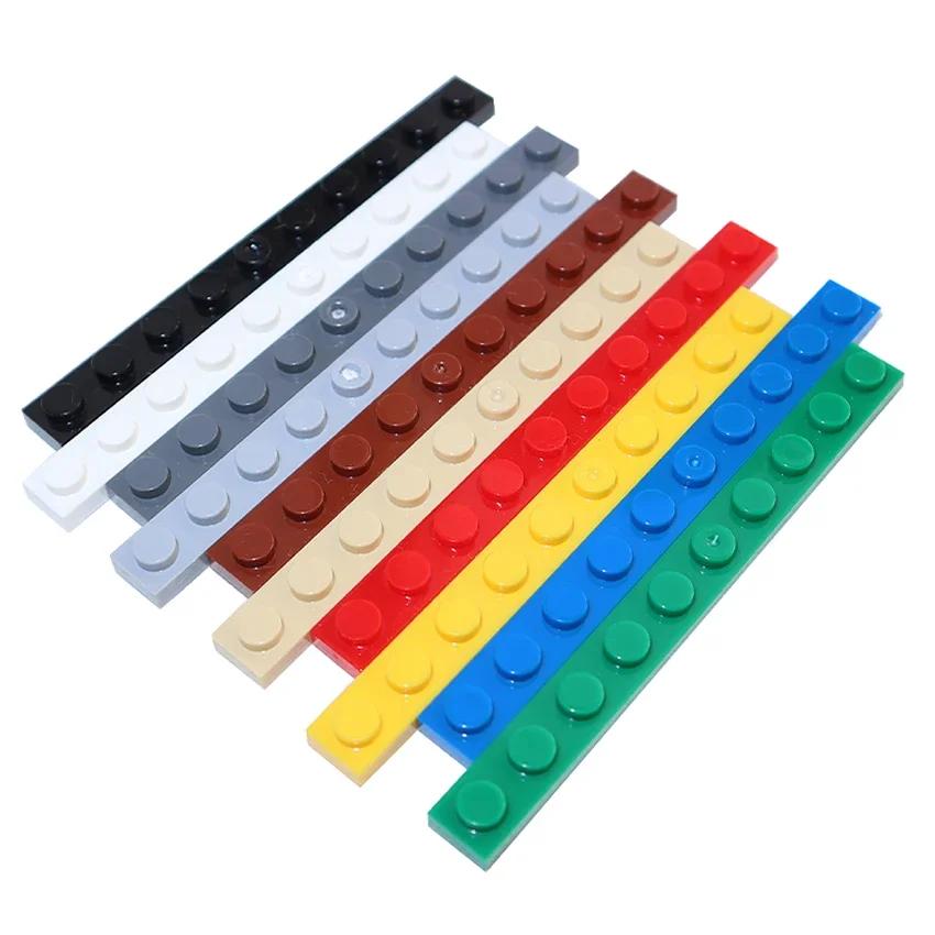 Нетоксичные частицы для сборки Moc 30 шт. Размер 1x10 Пластина с точками Конструктор для самостоятельной сборки 1*10 Фигурки Кирпичики Образовательная Креативная игрушка для детей 4477