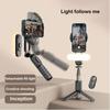 Handheld Gimbal Smartphone Extendable Monopod Bluetooth Handheld Stabilizer with Tripod Selfie Stick Folding Gimbal for Smartphone Xiaomi iPhone