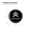 ATK2   2Pcs Laser Car Coaster Cup Holder Mat with Color Gradient Effect For Citroen C4 C3 C5 C5X e-C4 X e-C3 C-Elysee Berlingo C1 C6 C2