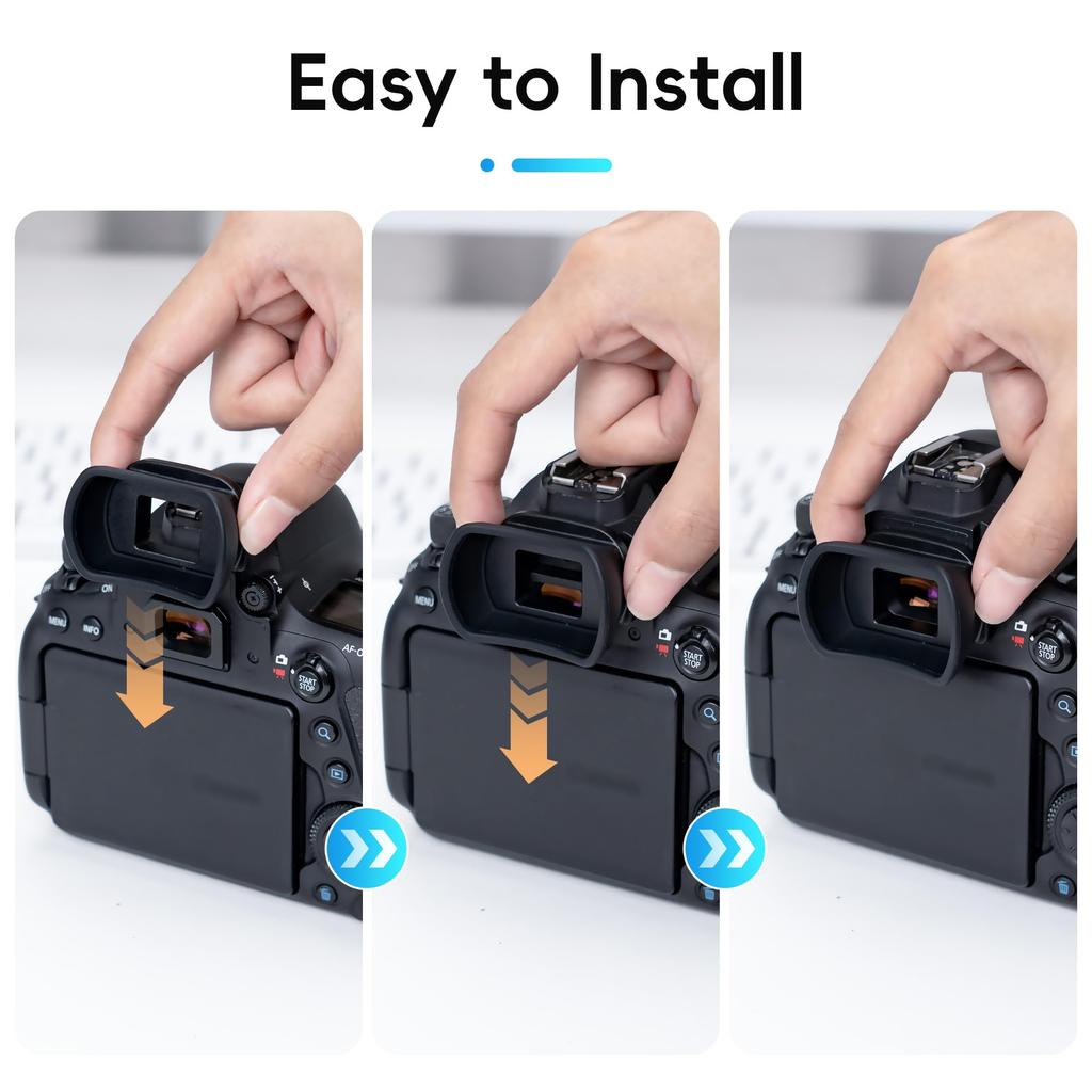 Extension Type Compatible with Canon EOS 6D Mark 5D Mark Kiss X70 eyepiece Eyecup/Eyepiece 850D, II, 6D, II, 5D, 90D, 80D, 9000D, 70D, 60D, X10i, X10,