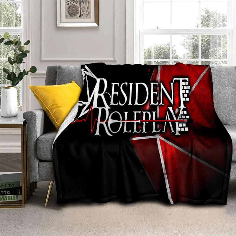 3D R-Resident Evil Gamer Games Одеяло, мягкое одеяло для дома, спальни, кровати, дивана, пикника, путешествия, офиса, отдыха, одеяло, детское одеяло