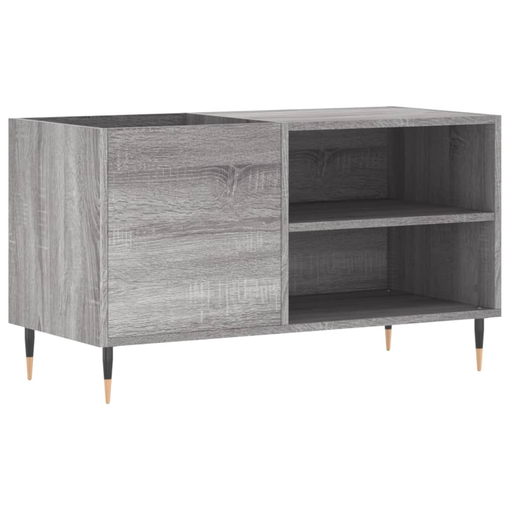 Record Cabinet Grey Sonoma 85 x 38 x 48 cm Engineered Wood