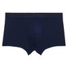 Comfortable Solid Color Low Waist Boxer Briefs Men Underwear Dark-Blue NB2904-8SB003