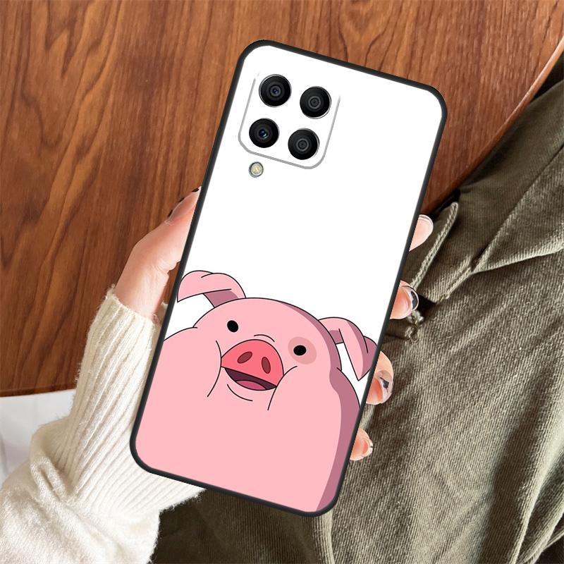 Милый РОЗОВЫЙ Kawai Чехол-поросенок Для Samsung Galaxy M11 M21 M31 M35 M12 M13 M14 M15 M16 M36 M56 M53 M32 M52 M55 M34 M54